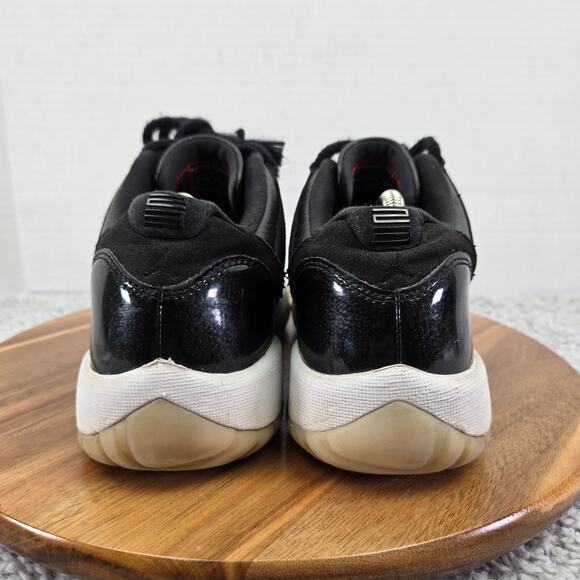 Jordan 11 Retro Low 72-10 GS Black Red Athletic Daily Sneaker Kids 7Y 528896-001 - Picture 2 of 13